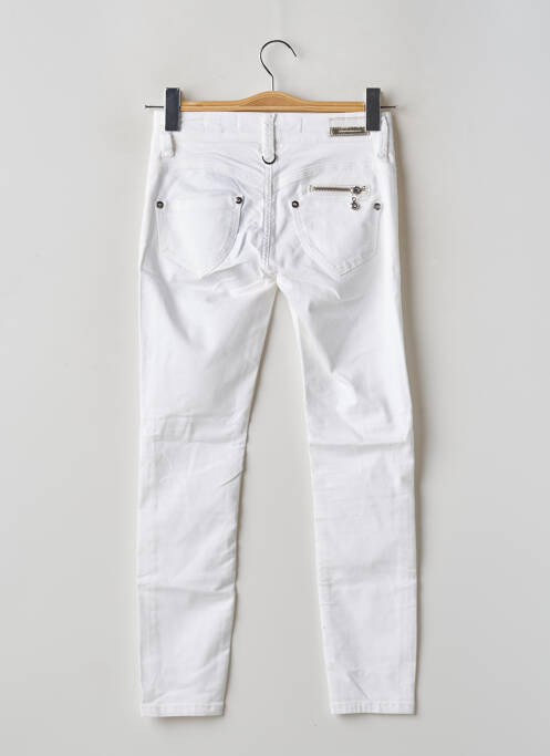 Pantalon slim blanc FREEMAN T.PORTER pour femme