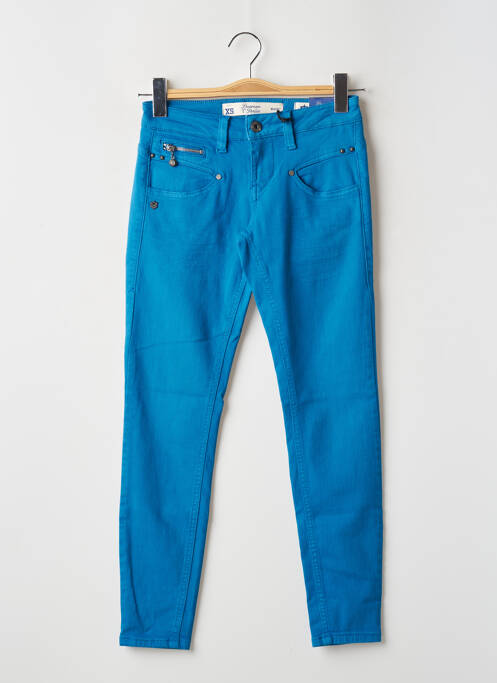 Pantalon slim bleu clair FREEMAN T.PORTER pour femme