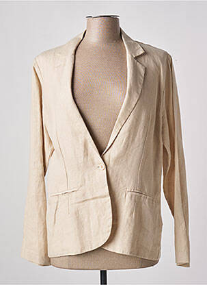 Blazer poches beige MAJESTIC FILATURES femme
