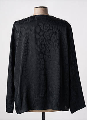 Chemisier coupe fluide manches longues noir ROSEANNA femme