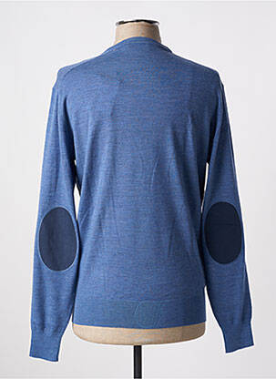 Pull col v manches longues bleu HACKETT homme