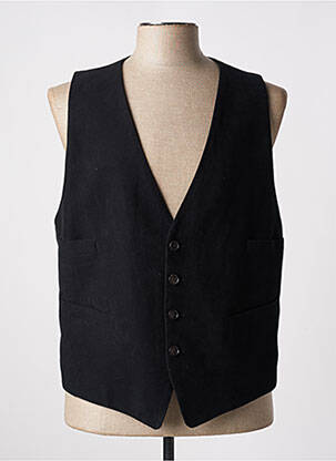 Gilet sans manche coupe cintrée noir HUGO BOSS homme