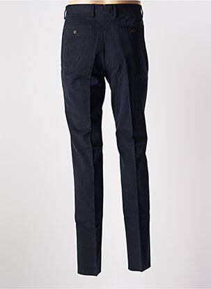 Pantalon slim tissage velours taille haute bleu HACKETT homme