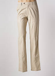 Pantalon chino tissage popeline taille haute beige M.E.N.S homme