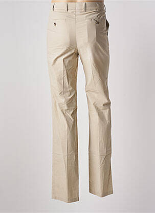 Pantalon chino tissage popeline taille haute beige M.E.N.S homme