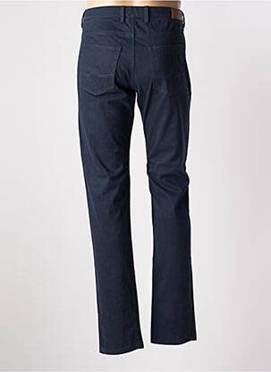 Pantalon droit stretch taille normale bleu HAFNIUM homme