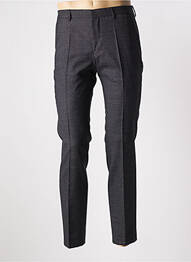 Pantalon slim tissage chiné taille haute gris HUGO BOSS homme