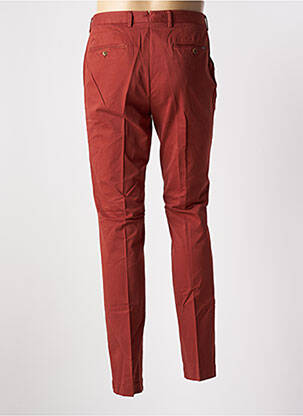 Pantalon chino tissage popeline taille normale orange HACKETT homme