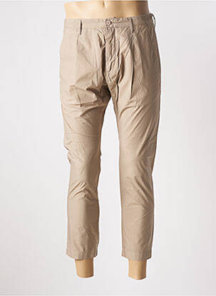 Pantalon chino tissage popeline taille normale marron DOLCE & GABBANA femme