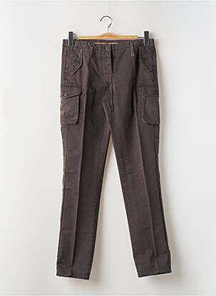 Pantalon cargo slim taille normale marron AERONAUTICA homme