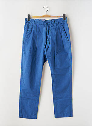 Pantalon chino tissage popeline taille normale bleu DOLCE & GABBANA homme
