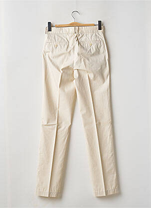 Pantalon chino tissage popeline taille haute beige HACKETT homme
