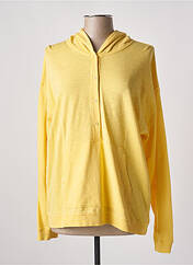 Sweat-shirt à capuche jaune HARTFORD pour femme seconde vue