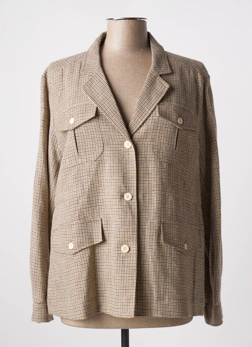 Blazer poches beige INES DE LA FRESSANGE femme