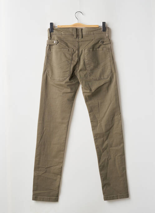Jeans coupe slim fermeture boutonnée sur le devant taille normale vert FREEMAN T.PORTER homme