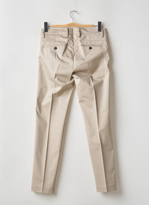 Pantalon chino tissage popeline taille haute beige LIU JO femme