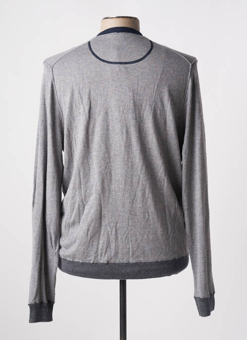 Gilet manches longues bleu HUGO BOSS pour homme