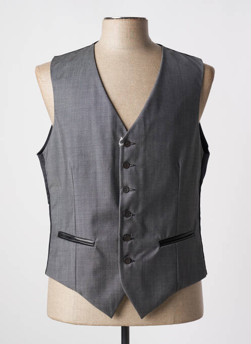 Gilet sans manche gris GREGE CREATION pour homme