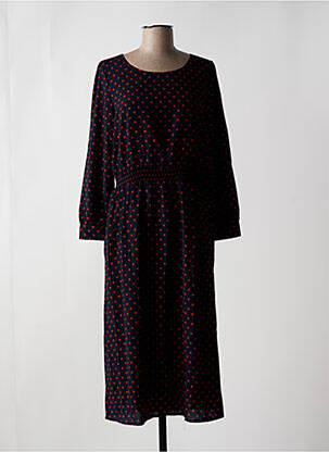 Robe longue manches longues manches longues bleu LA PETITE ETOILE femme