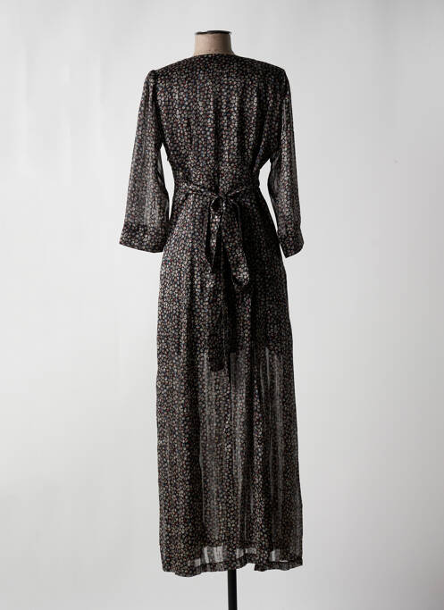 Robe longue noir OPULLENCE pour femme