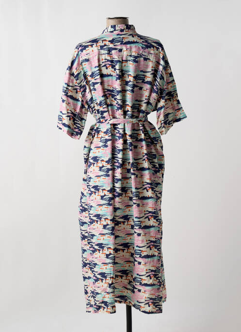 Robe longue rose THINKING MU pour femme