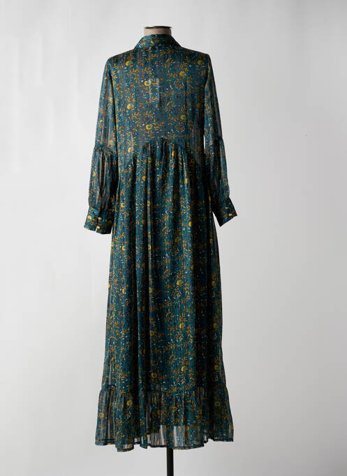 Robe longue vert OPULLENCE pour femme