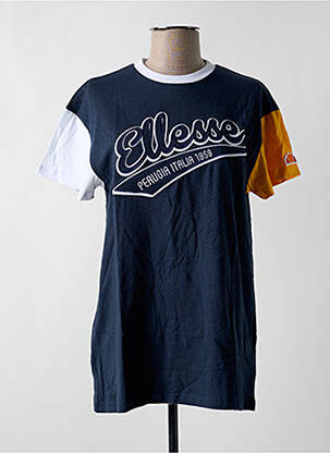 T-shirt coupe droite manches courtes bleu ELLESSE femme