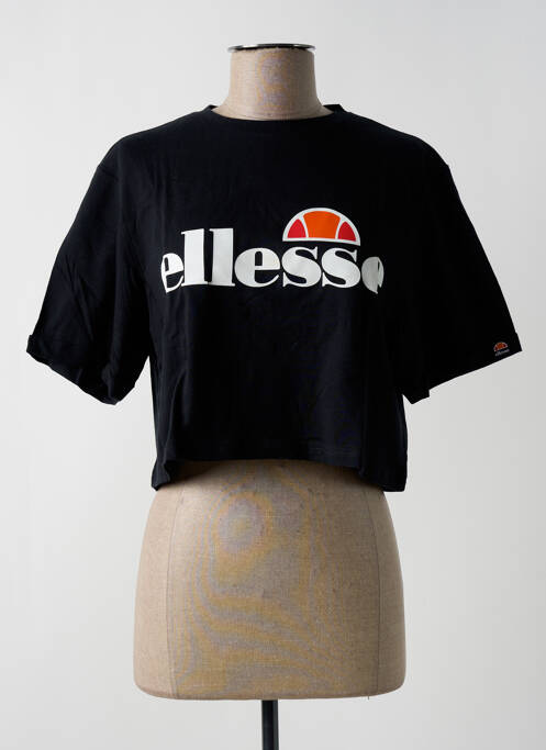 T-shirt noir ELLESSE pour femme