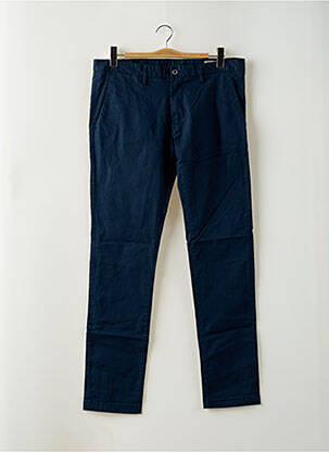 Pantalon chino poches taille normale bleu TEDDY SMITH homme