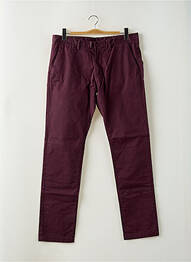 Pantalon chino poches taille normale violet TEDDY SMITH homme