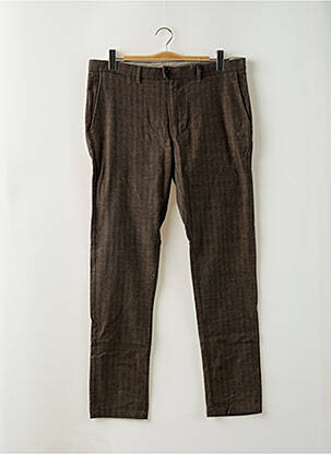 Pantalon chino poches taille normale marron DSTREZZED homme