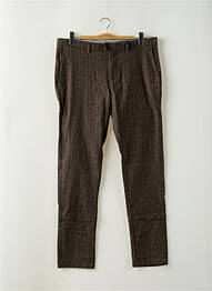 Pantalon chino poches taille normale marron DSTREZZED homme