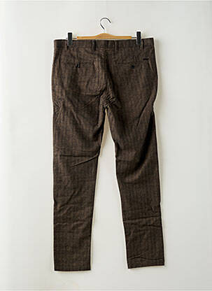 Pantalon chino poches taille normale marron DSTREZZED homme