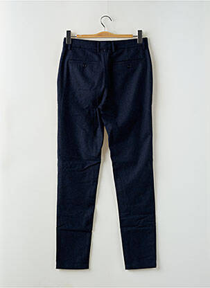 Pantalon chino tissage chiné taille normale bleu MINIMUM homme