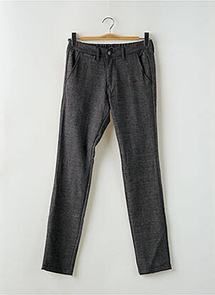 Pantalon chino stretch taille normale gris LE TEMPS DES CERISES homme