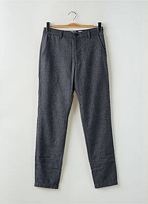 Pantalon chino tissage chiné taille normale gris MINIMUM homme