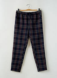 Pantalon chino stretch taille normale bleu TEDDY SMITH homme