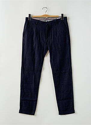 Pantalon chino poches taille normale bleu RECYCLED ART WORLD homme