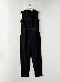 Combi-pantalon col cache-coeur sans manche noir LA PETITE ETOILE femme