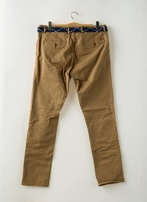 Pantalon chino marron TEDDY SMITH pour homme