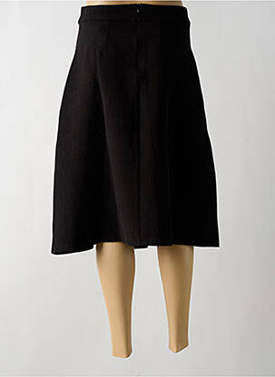 Jupe mi-longue taille à pinces noir MOLLY BRACKEN femme
