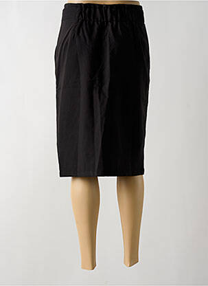 Jupe mi-longue taille à pinces noir GRACE & MILA femme