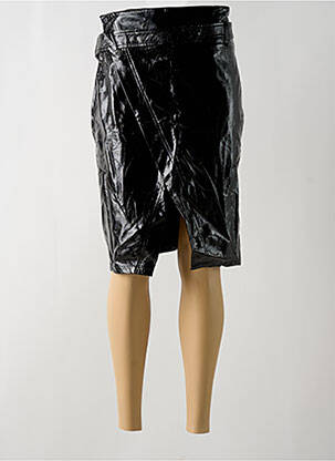Jupe mi-longue taille haute noir NA-KD femme