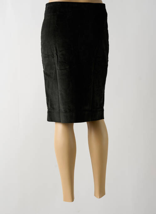 Jupe mi-longue stretch vert MINIMUM femme