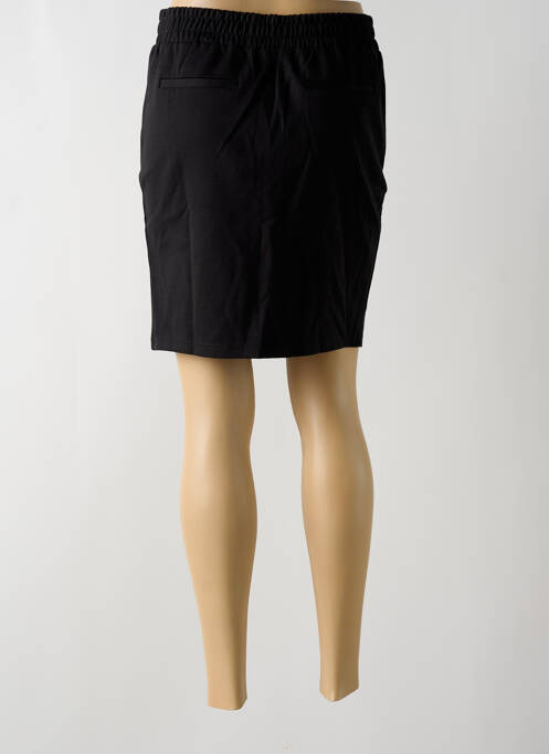 Jupe courte poches noir ICHI femme