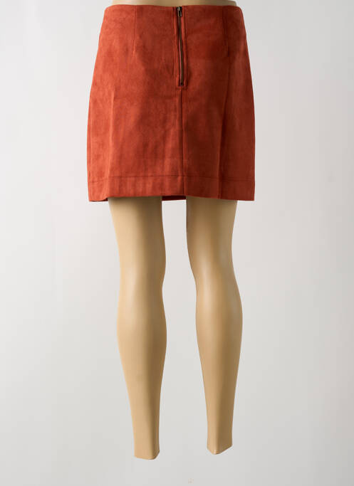 Jupe courte orange LOUCHE pour femme