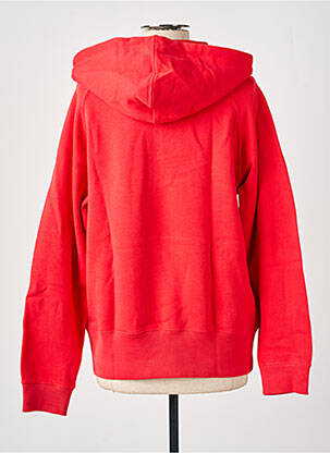 Sweat-shirt à capuche manches longues manches longues rouge CHAMPION femme