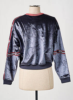 Sweat-shirt manches longues manches longues bleu CHAMPION femme