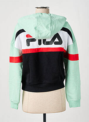 Sweat-shirt à capuche manches longues manches longues vert FILA femme