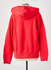 Sweat-shirt à capuche rouge CHAMPION pour femme seconde vue